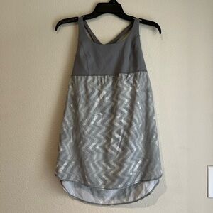 Lululemon Chevron Tank | Women’s small | Grey Fossil Performance Top